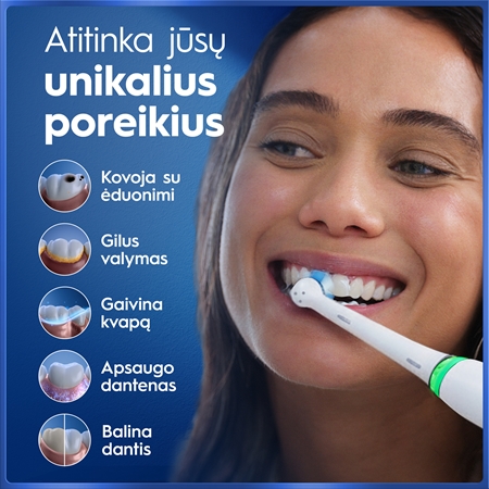 Oral-B iO5 elektrinis dantų šepetėlis su krepšeliu