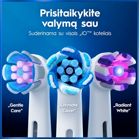 Oral-B iO5 elektrinis dantų šepetėlis su krepšeliu