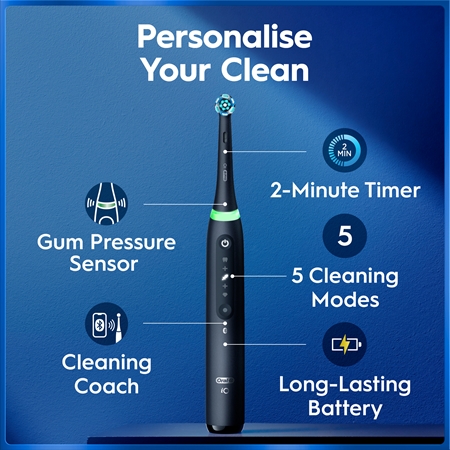 Oral-B iO5 electric toothbrush with bag