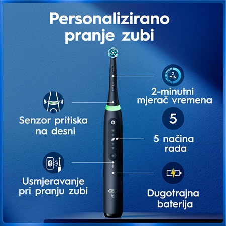 Oral-B iO5 električna četkica za zube s etuijem