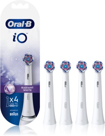 Oral B iO Radian White tandbørstehoved 4 stk