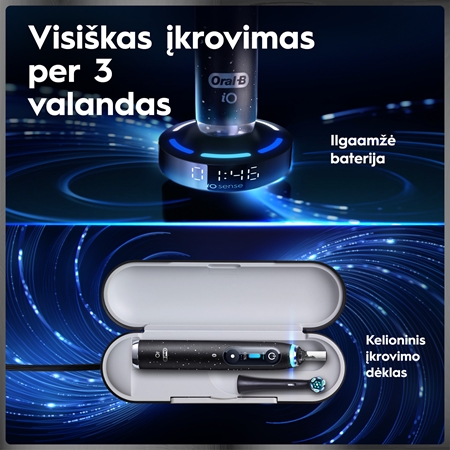 Oral-B iO10 elektrinis dantų šepetėlis