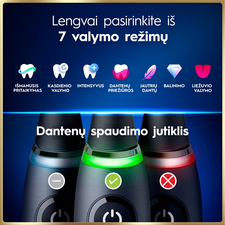 Oral-B iO9 elektrinis dantų šepetėlis