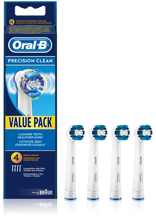 Oral B Precision Clean EB 20 capete de schimb pentru periuta de dinti 4 pc