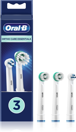 Oral B Ortho Care Essentials têtes de remplacement pour brosse à dents pour les utilisateurs d'appareils dentaires fixes