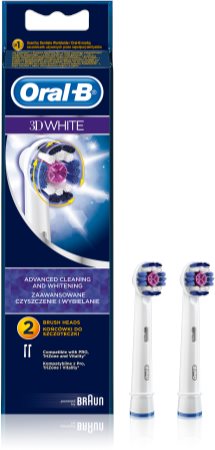 Oral B 3D White EB 18 Vervangende Opzetstuk voor Tandenborstel2st.