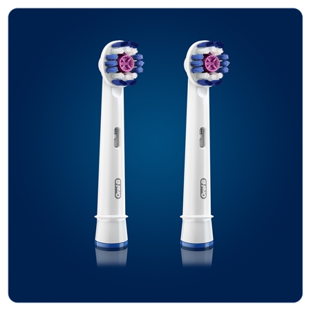 Oral B 3D White EB 18 têtes de remplacement pour brosse à dents 2 pcs