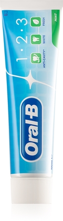 Oral B 1-2-3 паста за зъби с флуорид 3 в 1