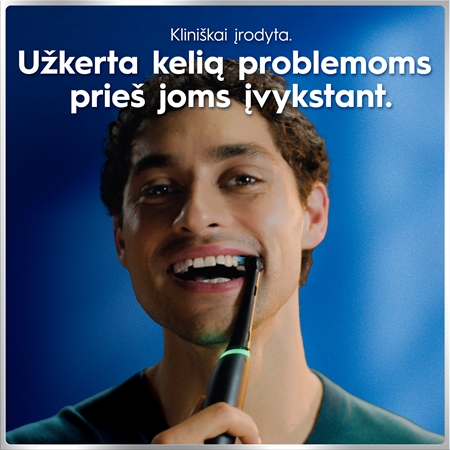 Oral-B iO6 Connected Coach dantų šepetėlių ir atsarginių antgalių rinkinys su krepšeliu
