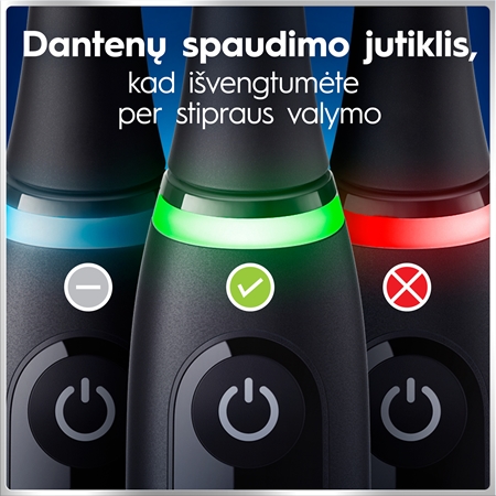 Oral-B iO6 Connected Coach dantų šepetėlių ir atsarginių antgalių rinkinys su krepšeliu