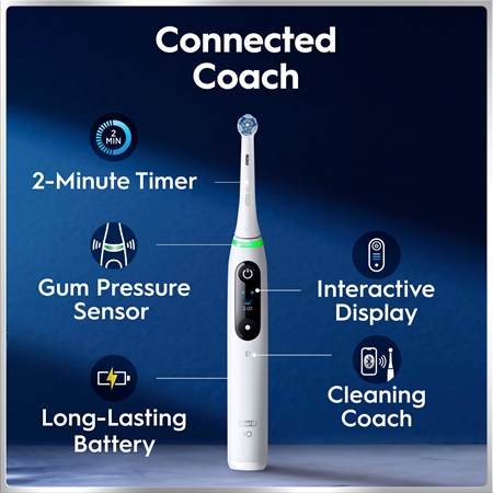 Oral-B iO6 Connected Coach Electric Toothbrush with bag