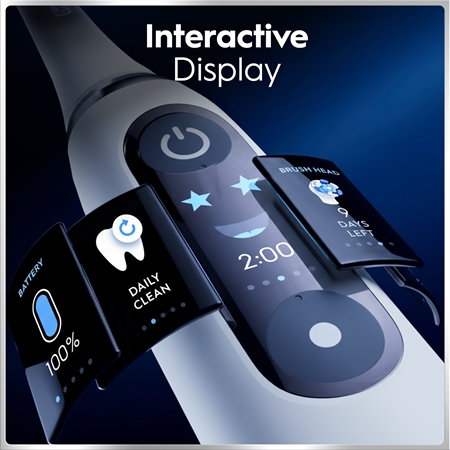 Oral-B iO6 Connected Coach electric toothbrush with bag