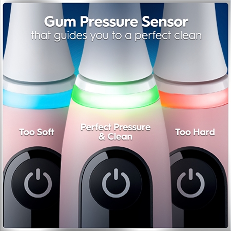 Oral-B iO6 Connected Coach electric toothbrush with bag