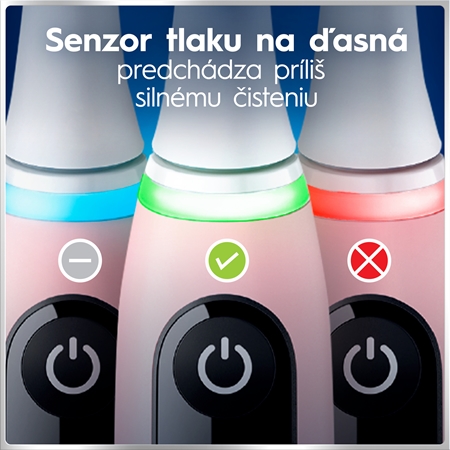 Oral-B iO6 Connected Coach elektrická zubná kefka s puzdrom