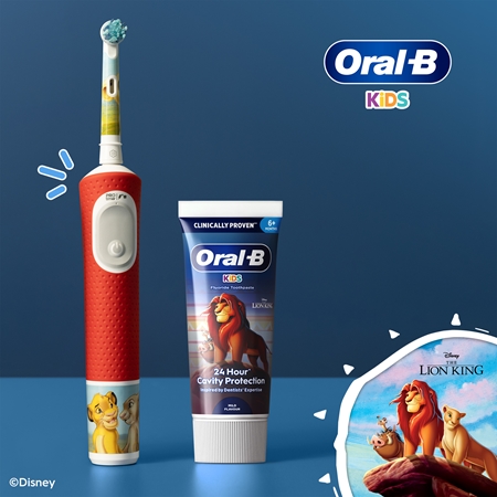 Oral-B Kids Lion King Toothpaste For Children with fruit flavour