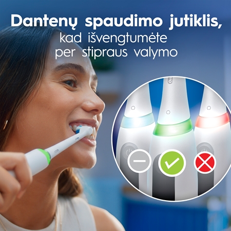 Oral-B iO3 Clean & White elektrinis dantų šepetėlis