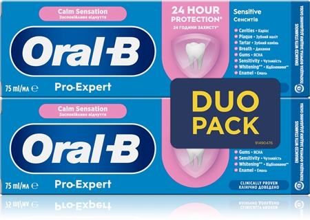 Oral-B Pro-Expert Calm Sensation raminamoji dantų pasta