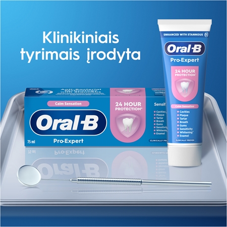 Oral-B Pro-Expert Calm Sensation raminamoji dantų pasta