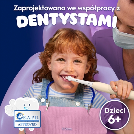 Oral-B iO Kids Disney Stitch Angel końcówki wymienne do szczoteczki do zębów dla dzieci