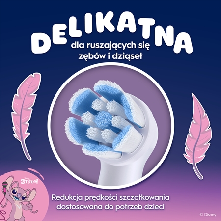 Oral-B iO Kids Disney Stitch Angel końcówki wymienne do szczoteczki do zębów dla dzieci