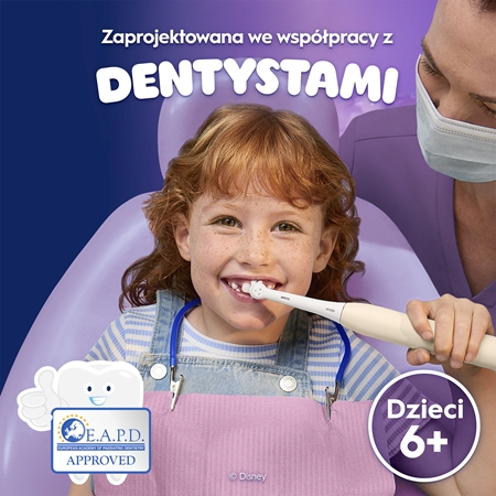 Oral-B iO Kids Disney Stitch Angel elektryczna szczoteczka do zębów dla dzieci