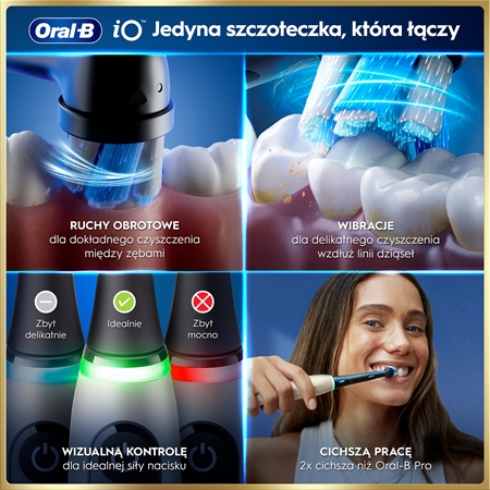 Oral-B iO9 elektryczna szczoteczka do zębów z futerałem