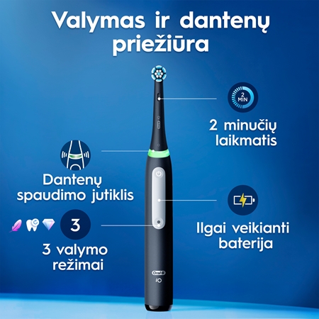 Oral-B iO3 elektrinis dantų šepetėlis