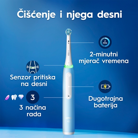 Oral-B iO3 set četkica za zube i zamjenskih glava s etuijem