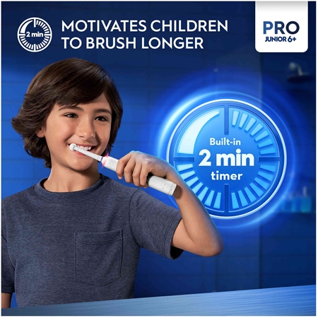 Oral B PRO Junior 6+ електрическа четка за зъби за деца
