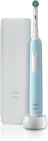 Oral B Pro Series 1 Blue Elektrische Tandenborstel met Etui