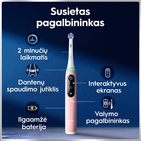 Oral-B iO6 elektrinis dantų šepetėlis