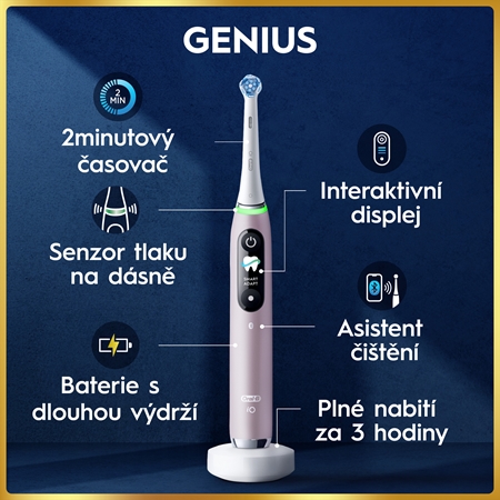 Oral-B iO 9 elektrický zubní kartáček s nabíjecím pouzdrem