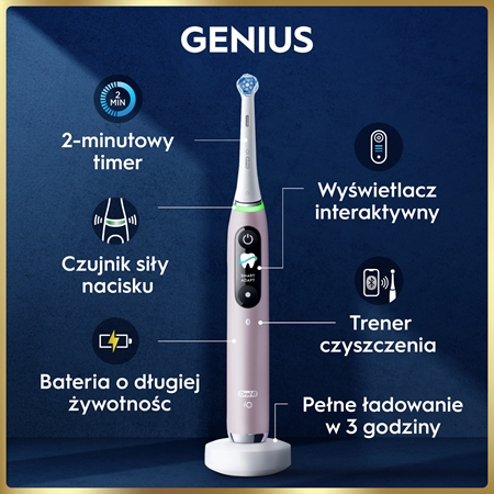 Oral-B iO 9 elektryczna szczoteczka do zębów z ładowalnym etui