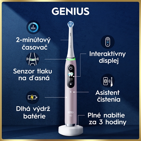 Oral-B iO 9 elektrická zubná kefka s nabíjacím puzdrom