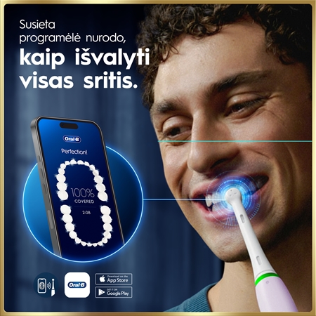 Oral-B iO 9 elektrinis dantų šepetėlis su įkrovimo dėklu