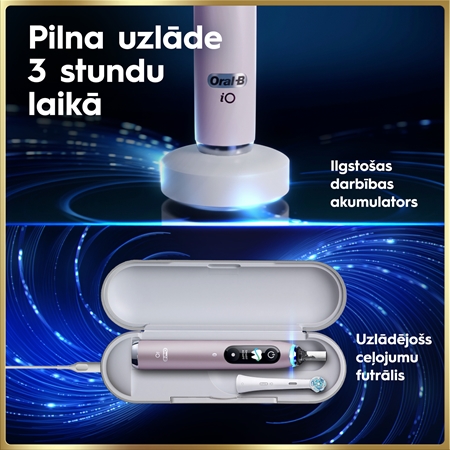 Oral-B iO 9 Elektriskā zobu suka ar uzlādes futrāli