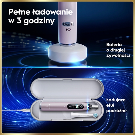 Oral-B iO 9 elektryczna szczoteczka do zębów z ładowalnym etui