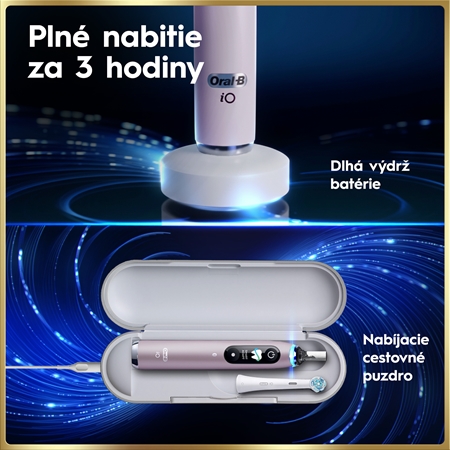 Oral-B iO 9 elektrická zubná kefka s nabíjacím puzdrom