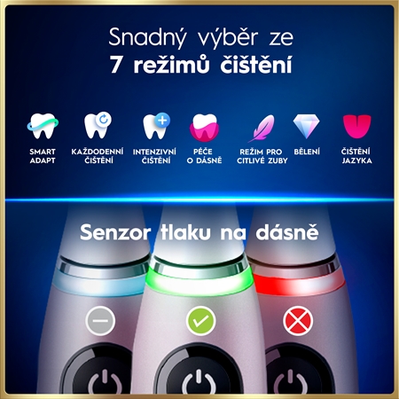 Oral-B iO 9 elektrický zubní kartáček s nabíjecím pouzdrem