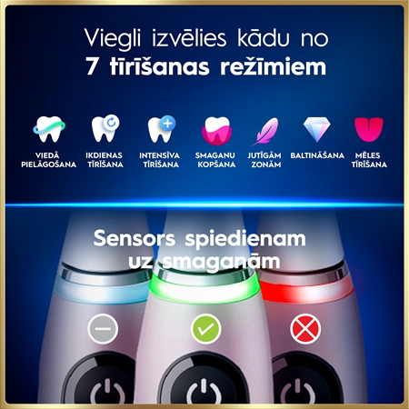 Oral-B iO 9 Elektriskā zobu suka ar uzlādes futrāli