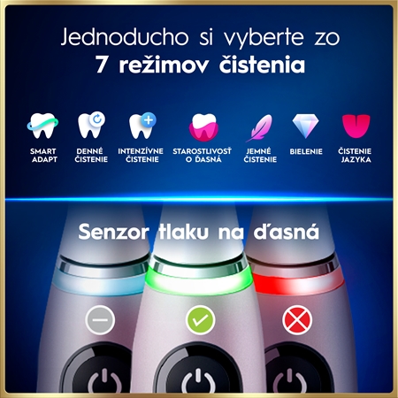 Oral-B iO 9 elektrická zubná kefka s nabíjacím puzdrom
