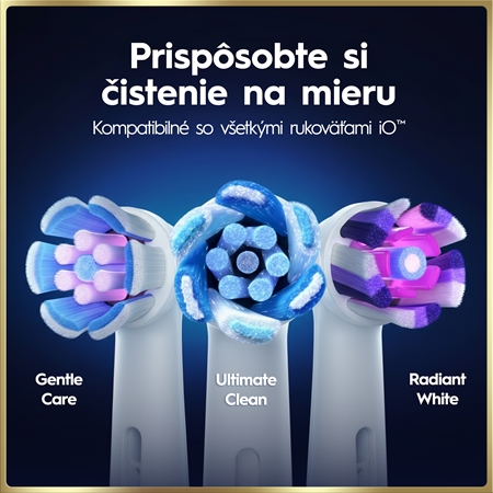 Oral-B iO 9 elektrická zubná kefka s nabíjacím puzdrom