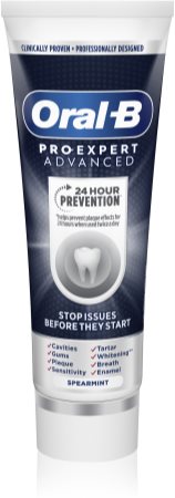 Oral B Pro Expert Advanced toothpaste against tooth decay