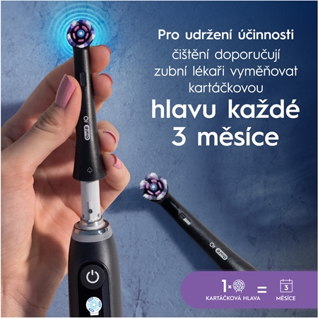 Oral B iO Radiant White náhradní hlavice pro zubní kartáček s bělicími vlákny