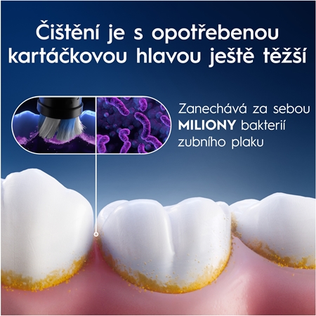 Oral B iO Radiant White náhradní hlavice pro zubní kartáček s bělicími vlákny