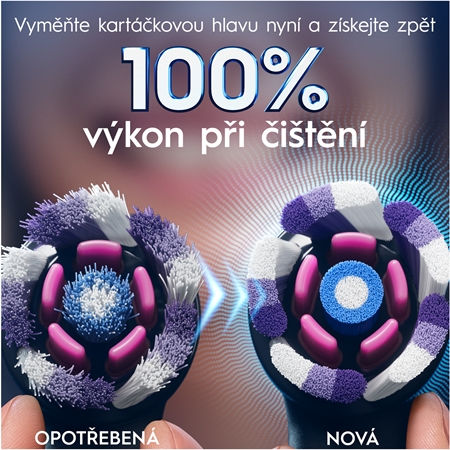 Oral B iO Radiant White náhradní hlavice pro zubní kartáček s bělicími vlákny