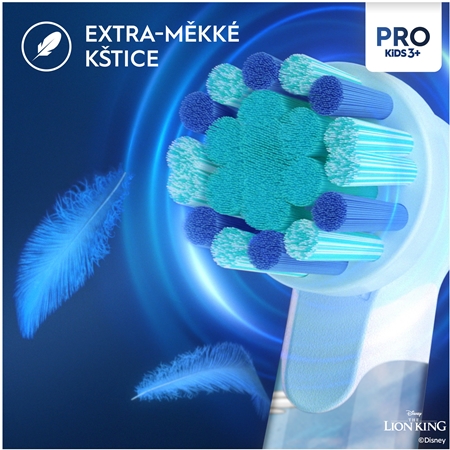 Oral B PRO Kids 3+ The Lion King elektrický zubní kartáček s pouzdrem