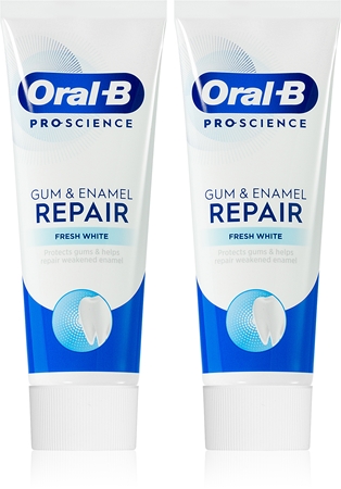 Oral B Gum & Enamel Repair Fresh White dentifrice pour une haleine fraîche