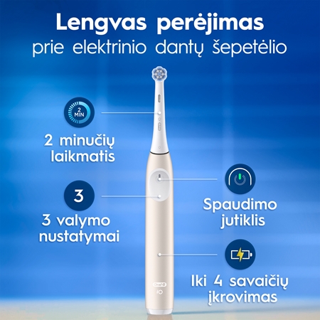 Oral-B iO2 elektrinis dantų šepetėlis