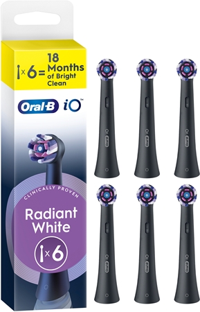 Oral-B iO Radiant White końcówki wymienne do szczoteczki do zębów z włóknami wybielającymi